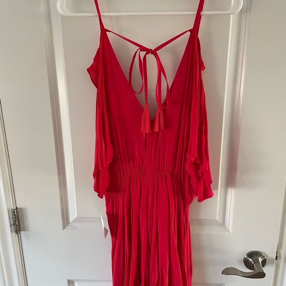 NWT Women’s Romper in Red - Picture 2 of 4